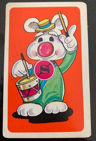 Swap Playing Cards 1 Japanese 60’s Toppo Anime Tv Series 3/4 Size A410