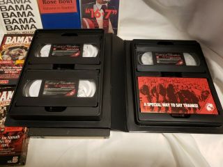 ALABAMA Crimson Tide Football VHS tapes ROLL TIDE ROLL 2