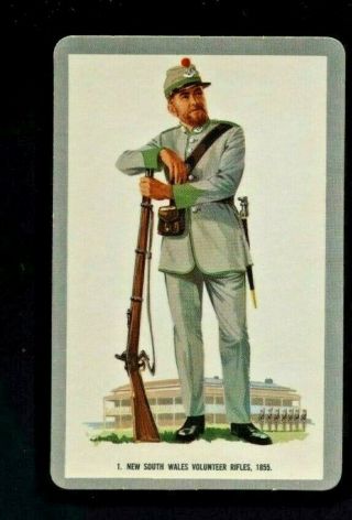 Golden Fleece Swap Card Australian South Wales Volunteer Rifles 1855