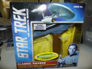 Limited Edition Star Trek Classic Phaser Gold Handle 2012 Diamond Select