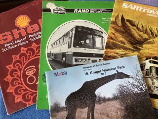 Vintage 1980’s Brochures South Africa Kruger Park Road Atlas Coach Tours