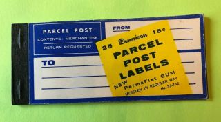 Vintage Dennison 15 Cent Gummed Parcel Post Labels (no.  33 - 732)