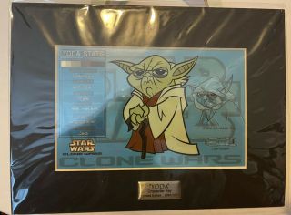 Star Wars Acme Archives Character Key Yoda Clone Wars 91/1000 Rare