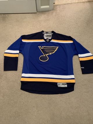 Mens Authentic Reebok St.  Louis Blues Home Hockey Jersey Size Xl