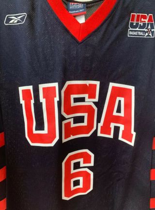VTG 90’s USA National Team Olympic Games Tracy McGrady jersey NBA by reebok 2