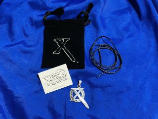Xena Warrior Princess Creation X Chakram Signature Pendant Necklace,  Key Chain