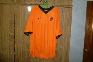 Holland Netherlands Nike Vintage Football Shirt Home 2000/2001/2002 Men Size L