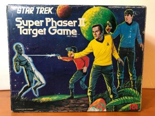 1976 Star Trek Phaser Ii Target Game By Mego Opened Box 51222
