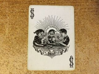 Vintage Palmer Cox Brownies Joker Playing Card - Single Swap Card