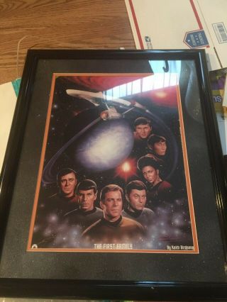 Star Trek Tos First Family Framed Print