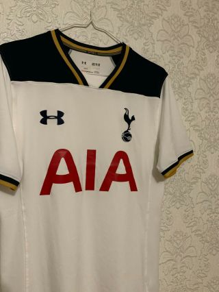 Tottenham Hotspur 2016 2017 Under Armour Aia Home Shirt Size M Mens