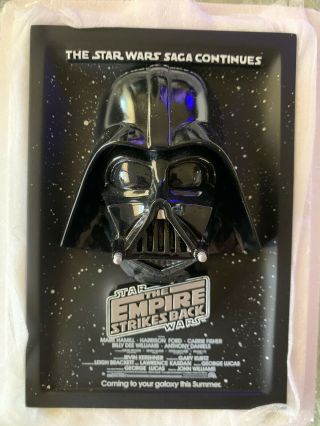 Code 3 Star Wars Empire Strikes Back Advance One Sheet Movie Poster Sculpture 2