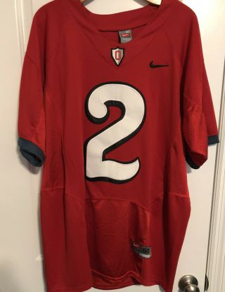 Nike Authentic Ncaa Ohio State Buckeyes Chase Young 2 Red Jersey Men Size 50 E