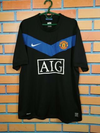 Manchester United Jersey 2009 2010 Away Large Shirt Football Nike 355093 - 010