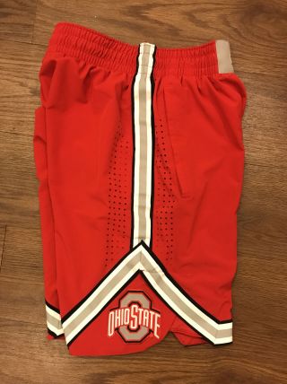 Authentic NIKE Dri Fit OHIO STATE BUCKEYES SHORTS Mens Size Small 2