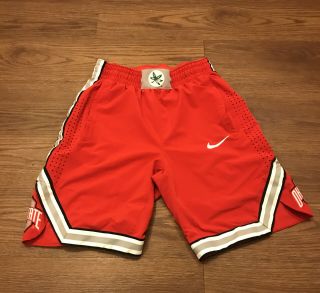 Authentic NIKE Dri Fit OHIO STATE BUCKEYES SHORTS Mens Size Small 3