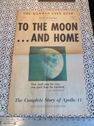 The Kansas City Star To The Moon.  And Home Apollo 11 July 26,  1969