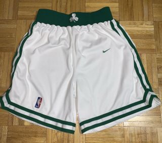 Authentic Dri - Fit Vintage Nike Boston Celtics Shorts Size 34