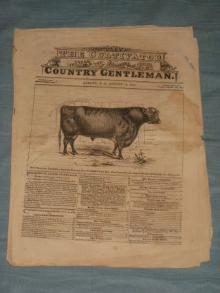 1869 August 19 Issue Of The Cultivator Country Gentleman Newspaper