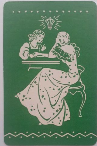 Swap Cards Vintage Ladies - One Vintage Lady " The Fortune Teller "