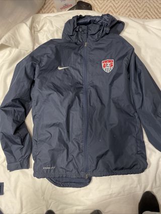 Large Nike Usa Soccer National Team Player Issue Storm Fit Jacket