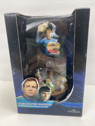Rare 2008 Star Trek Kurt S.  Adler Spock Tribbles Fabriche Figurine -