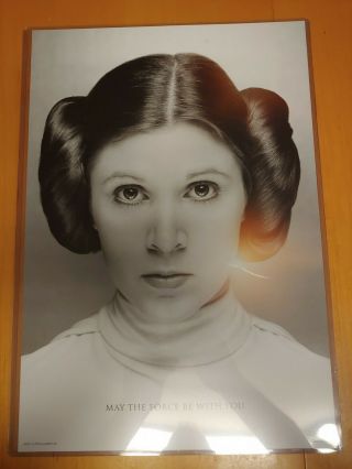 Star Wars Celebration 2017 Carrie Fisher Princess Leia Limited Poster Print
