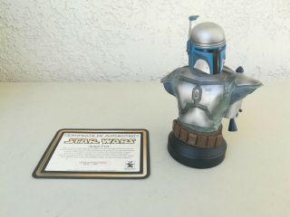 Star Wars Gentle Giant Jango Fett Mini Bust First Version Attack Of The Clones
