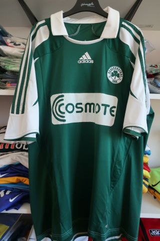Panathinaikos 2007 - 08 Home Football Jersey Shirt Size Xl - Bnwot