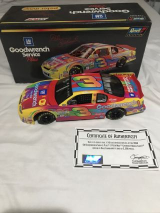 1/18 Action Dale Earnhardt Sr 3 Gm Goodwrench Peter Max 2000 Monte Carlo