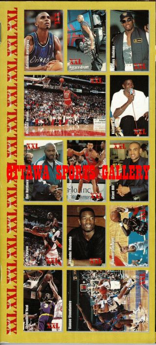 1997 Michael Jordan • Shaq • Penny Hardaway Stickers From Xxl Uk Mag (c007)