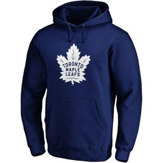 Men ' s Fanatics NHL Toronto Maple Leafs Primary Team Logo Fleece Pullover Hoodie 2