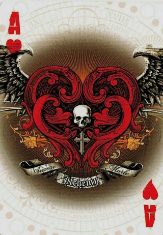 Alchemy England Gothic Single Swap Playing Card Ace Of Hearts