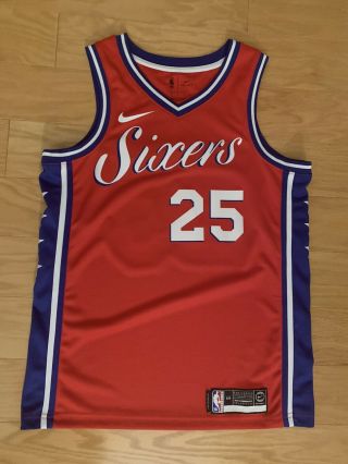Nike Nba Ben Simmons Philadelphia 76ers Swingman Jersey Mens Medium