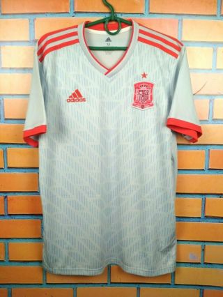Spain Jersey 2018 2019 Away Medium Shirt Adidas Football Soccer Br2697 Trikot