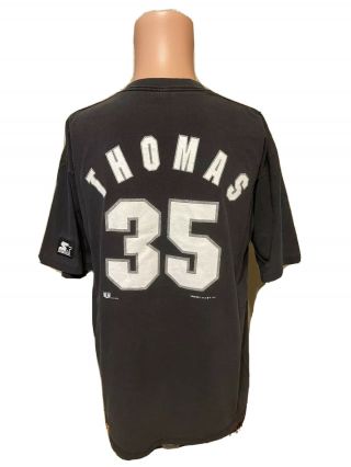 Vintage 1994 Men’s Starter Frank Thomas Chicago White Sox Jersey Shirt Size L