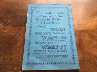 Buffalo NY 1949 Buffalo Evening News Almanac And Fact Book 3