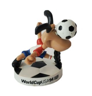 1994 Usa World Cup Soccer Mascot Striker Dog Heading Ball Rubber Fifa 