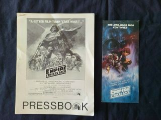 Star Wars The Empire Strikes Back 1980 Advance Screening Ticket & Pressbook