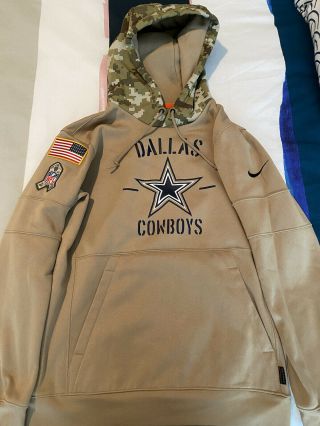 Dallas Cowboys Salute To Service Hooded Sweatshirt - Men’s Medium