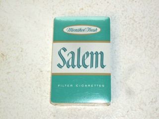 Set Of Playing Cards Advertising Salem Cigarettes