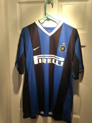 Inter Milan Xl Home Football Shirt Soccer Jersey Nike Fc Internazionale Milano