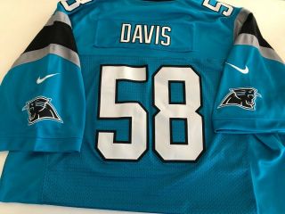 Carolina Panthers Thomas Davis Sr Nfl Jersey By Reebok 52 Stitched