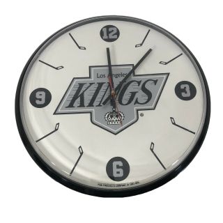 Vintage 1991 Los Angeles Kings 12” Wall Clock 90s Gretzky Jersey Shirt Hat Nhl