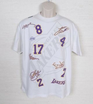 Nba Unk Los Angeles Lakers Team Kobe Bryant 8 Big Graphic Men’s T - Shirt