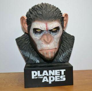 Planet Of The Apes Caesar Bust Weta Plastic Vinyl 2014 1:1