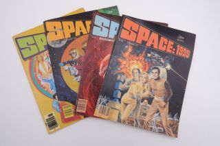 Space 1999 Comic Magazines 1 - 4 Tv Charlton 1975