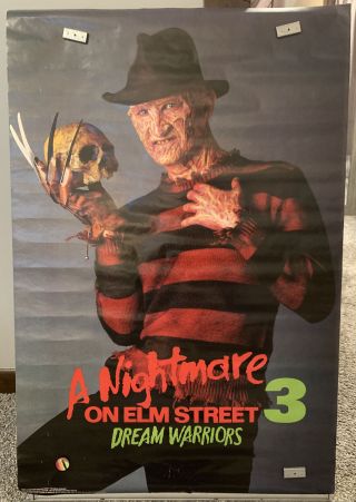 A Nightmare On Elm Street 3 Dream Warriors Vtg Horror Movie Poster 1987 Nep001