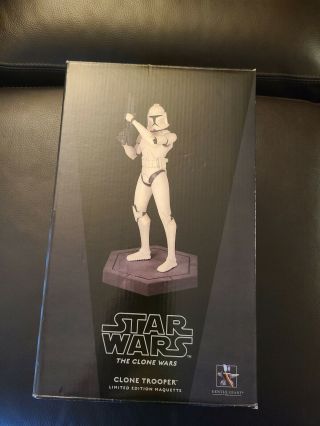 Gentle Giant Star Wars The Clone Wars White Clone Trooper Maquette