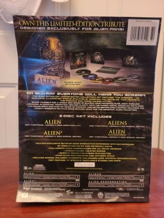 Alien Anthology Blu Ray Light Up Alien Egg Limited Edition Collectible LNIB 3